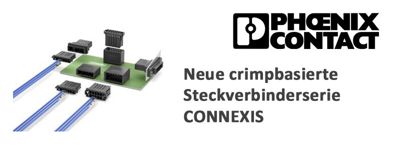 Neue crimpbasierte Steckverbinderserie CONNEXIS
