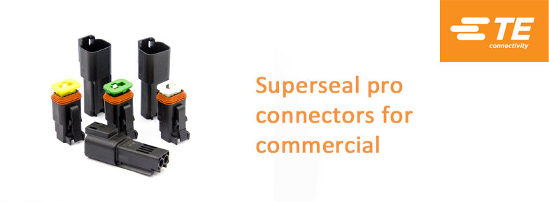 Superseal Pro connectors for commercial vehicles