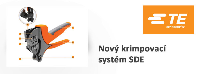 Nový krimpovací systém SDE od společnosti TE Connectivity