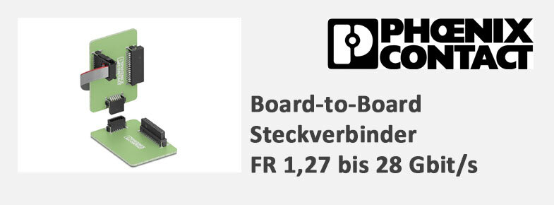 Board-to-Board Steckverbinder FR 1,27 bis 28 Gbit/s