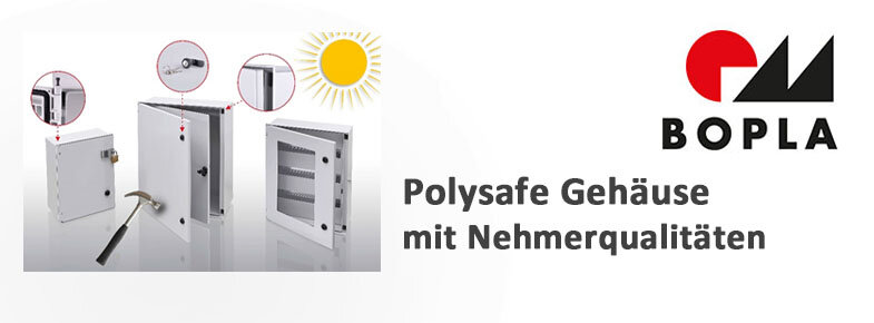 Robuste Gehäuseserie von BOPLA