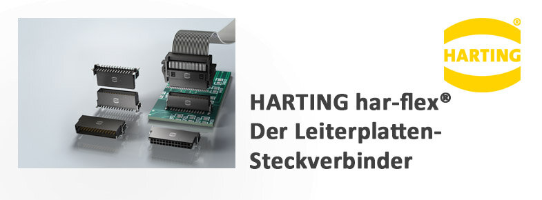 HARTING har-flex® - der Leiterplatten-Steckverbinder