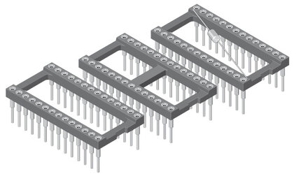Precision IC-sockets