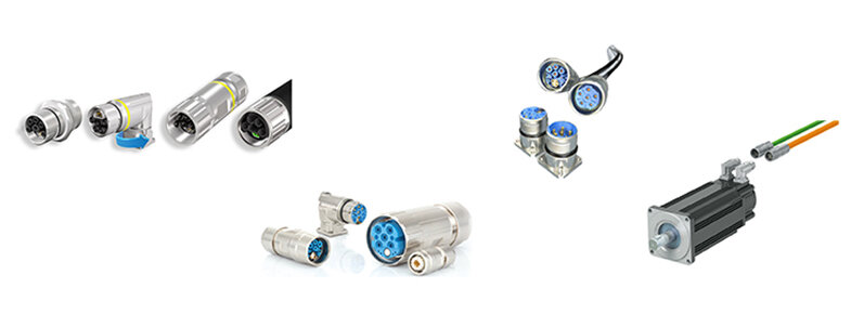 Versatile M23 circular connectors        