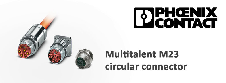 Multitalent M23 circular connector