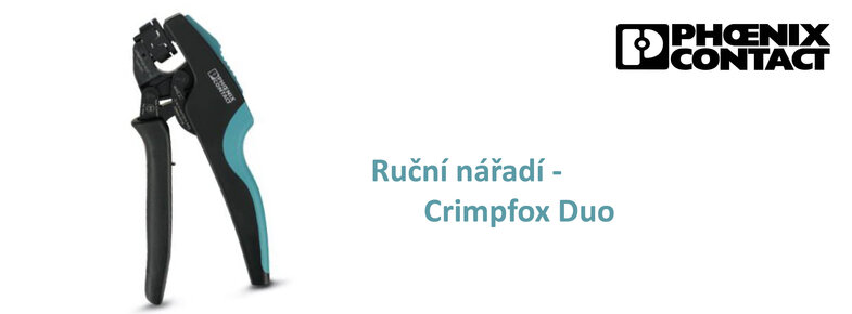 Phoenix Contact: Ruční nářadí – CRIMPFOX DUO 10