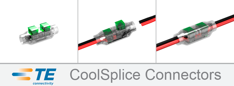 TE CoolSplice Connectors for lighting applications