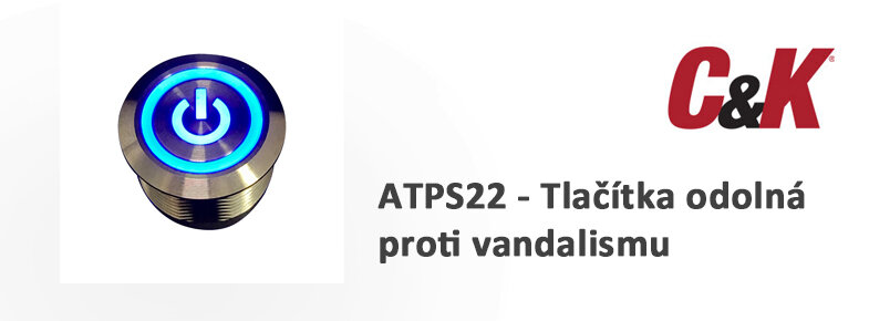 ATPS22 - Tlačítka odolná proti vandalismu