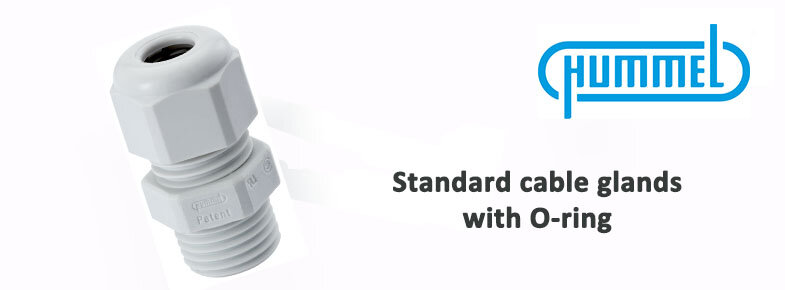 HUMMEL: Standard cable glands with O-ring