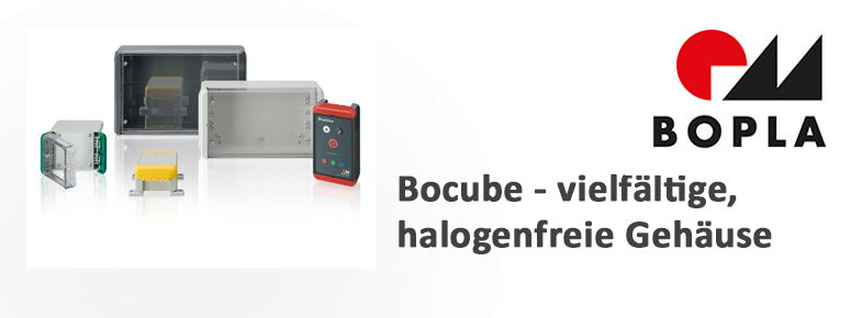 Bocube – vielfältige, halogenfreie Gehäuse