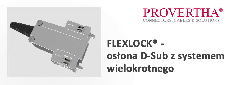 Nowa osłona D-SUB systemem wielokrotnego