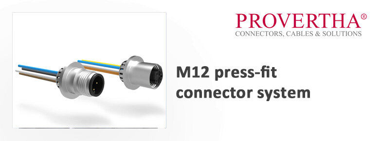 M12 press-fit connector system from Provertha