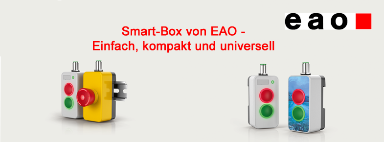 Die EAO Smart-Box ideal für dezentrale Bedieneinheiten 