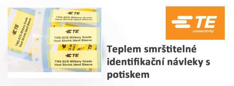 Identifikační smršťovací návleky s potiskem