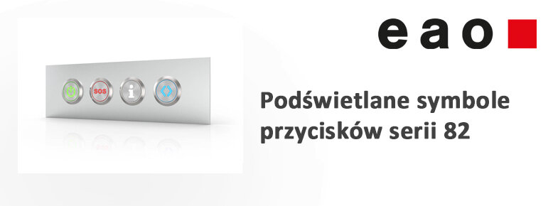 Podświetlane symbole przycisków serii 82