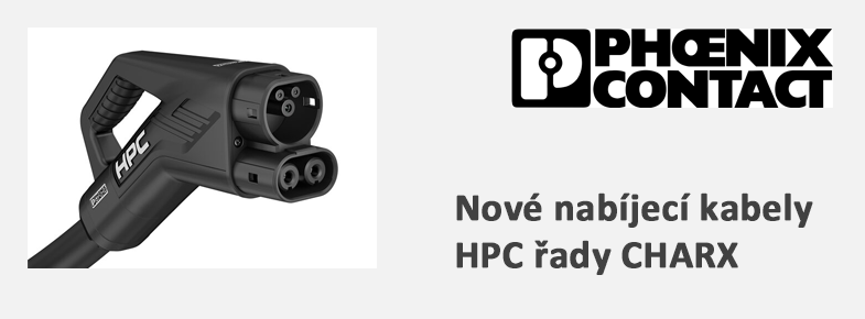 Nové nabíjecí kabely HPC řady CHARX