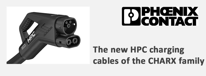 The new HPC charging cables of the CHARX family