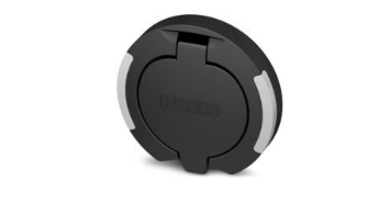 LED-Statusanzeige im Schutzdeckel integriert 